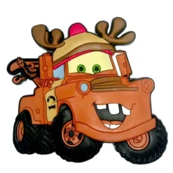 Disney Magnet - Pixar Cars - Reindeer Tow Mater - Christmas
