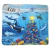 SeaWorld Throw Blanket - Fleece Christmas Celebration - Sea Life