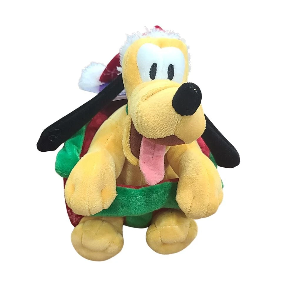 Disney Plush - Christmas Holiday Pluto - 7'' Snowflake Hat 1 Disney Plush - Christmas Holiday Pluto - 7'' Snowflake Hat