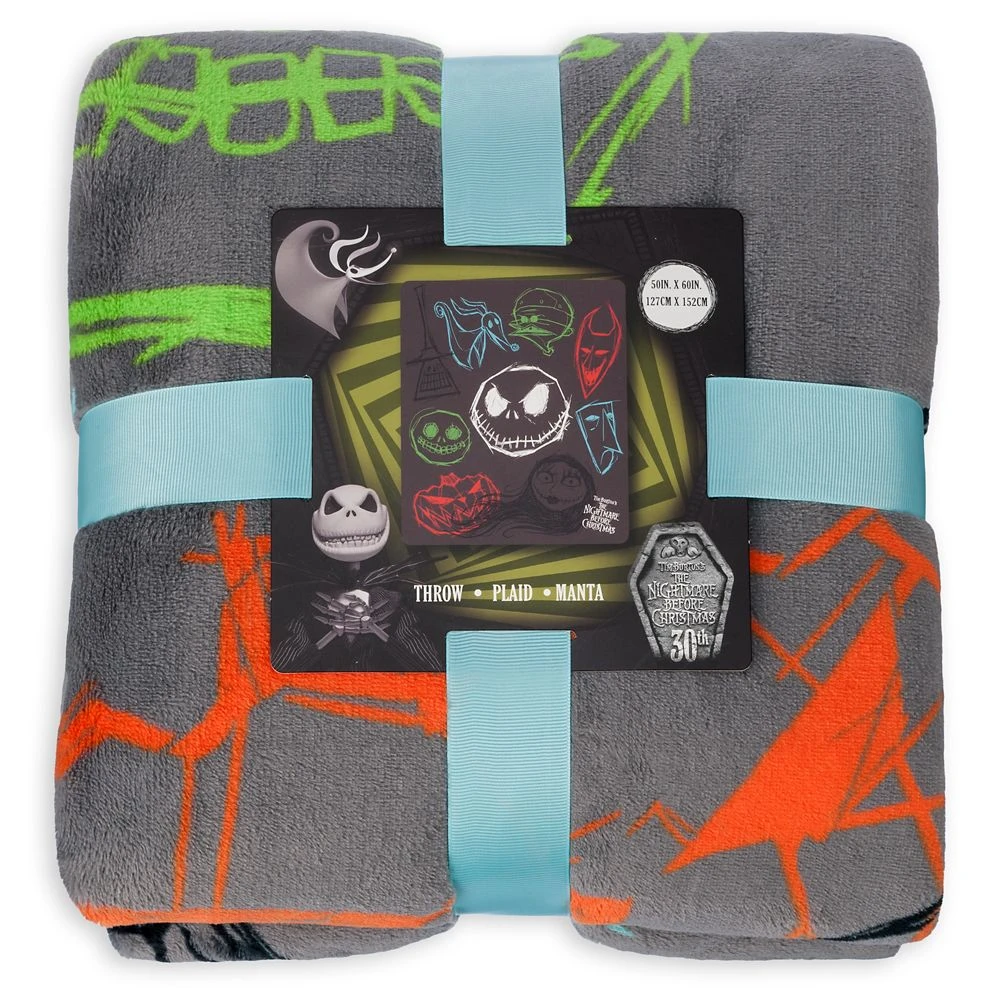 Disney Throw Blanket - The Nightmare Before Christmas 2 Disney Throw Blanket - The Nightmare Before Christmas - Image 2