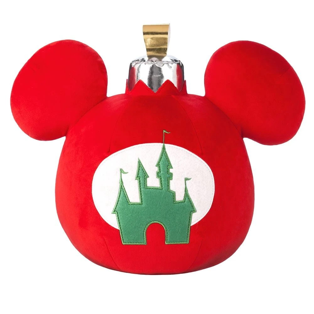Disney Throw Pillow - Christmas 2023 Mickey Icon Ornament 1 Disney Throw Pillow - Christmas 2023 Mickey Icon Ornament