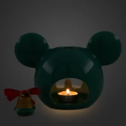 Disney Votive Candle Holder - Christmas 2023 Mickey Icon -Deals Loungefly Store 102236s5