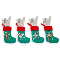 Disney Utensil Holder Set - Christmas 2023 Mickey And Friends Stockings -Deals Loungefly Store 102243s3