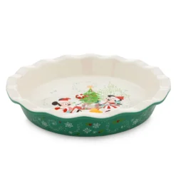 Disney Ceramic Pie Dish - Christmas 2023 Mickey And Friends