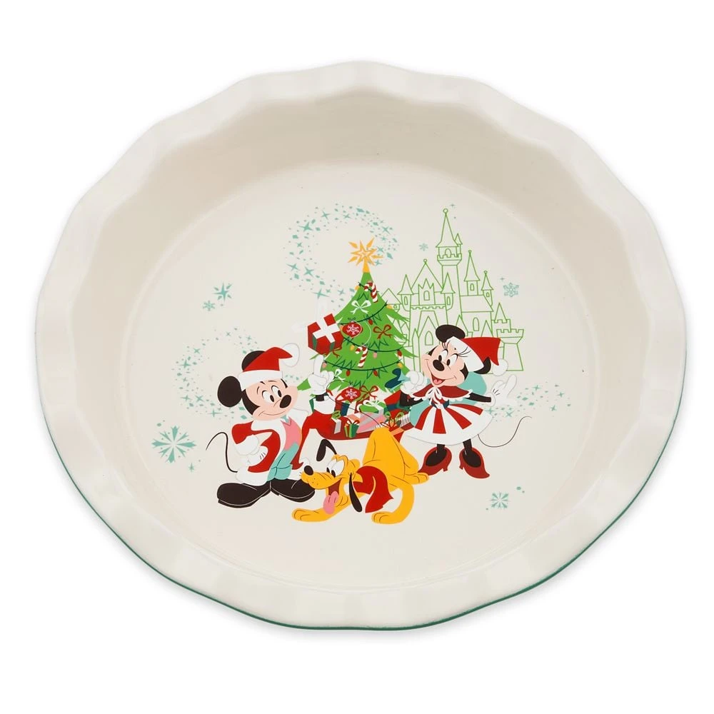 Disney Ceramic Pie Dish - Christmas 2023 Mickey And Friends 2 Disney Ceramic Pie Dish - Christmas 2023 Mickey And Friends - Image 2
