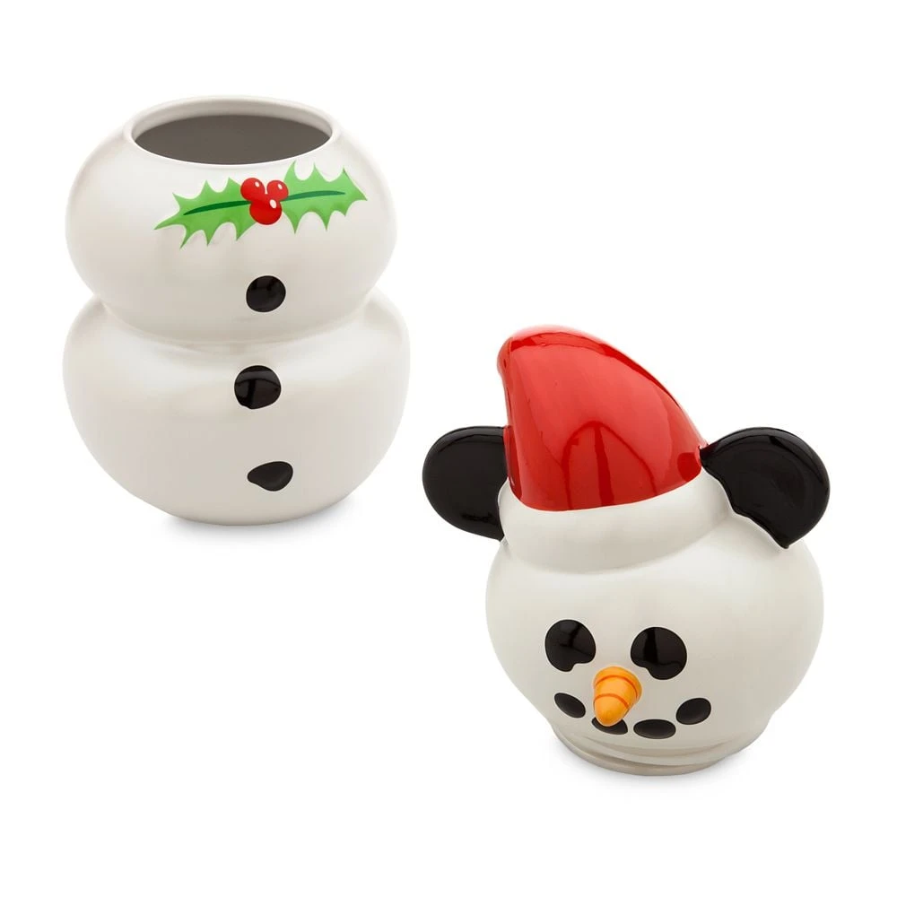 Disney Cookie Jar - Christmas 2023 Snowman Mickey 2 Disney Cookie Jar - Christmas 2023 Snowman Mickey - Image 2