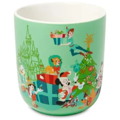Disney Mug And Coaster Set - Christmas 2023 Mickey And Friends -Deals Loungefly Store 102253s4