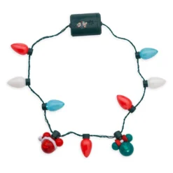 Disney Light Up Necklace - Christmas 2023 Mickey And Minnie