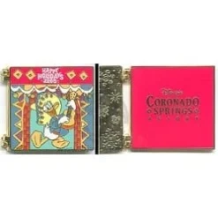 Disney Resort Christmas Card Pin - Coronado Springs Resort
