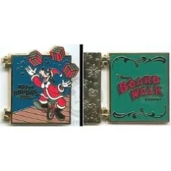 Disney Resort Christmas Card Pin - Boardwalk Resort