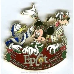 Disney Christmas Pin - Holidays Around The World - Mickey & Friends