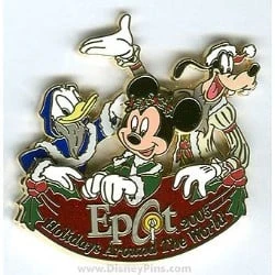 Disney Christmas Pin - Holidays Around The World - Mickey & Friends 1 Disney Christmas Pin - Holidays Around The World - Mickey & Friends