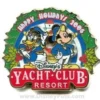Disney Resort Christmas Wreath Pin - Yacht Club Resort