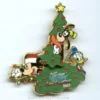 Disney Christmas Party Pin - Mickey, Donald And Goofy With Tree