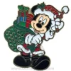 Disney Christmas Pin - Santa Mickey - Jeweled