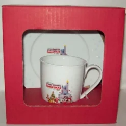 Disney Plate And Mug Set - Very Merry Christmas Party 2009
