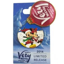 Disney Very Merry Christmas Party Pin - 2014 - Mickey & Minnie Mouse