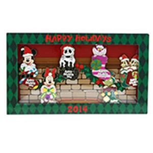 Disney Christmas Pin - 2014 Happy Holidays Stockings Jack Skellington 1 Disney Christmas Pin - 2014 Happy Holidays Stockings Jack Skellington