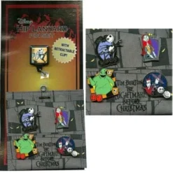 Disney Hip Lanyard Pin Starter Set - Nightmare Before Christmas