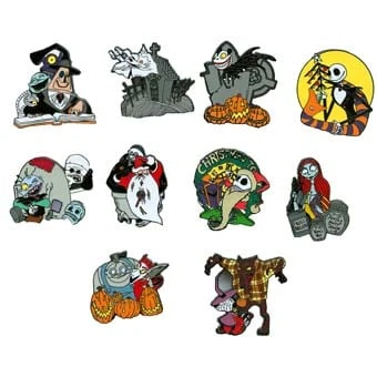 Disney Mystery Pin Set - Nightmare Before Christmas - Santa Claus With Barrel 2 Disney Mystery Pin Set - Nightmare Before Christmas - Santa Claus With Barrel - Image 2