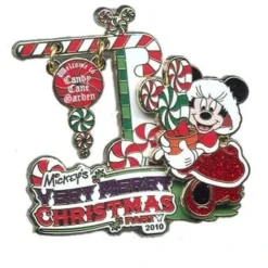 Disney Very Merry Christmas Party Pin - 2010 Minnie Mouse