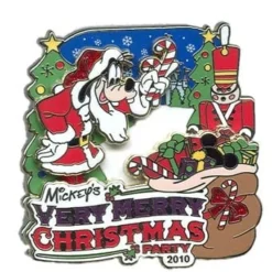 Disney Very Merry Christmas Party Pin - 2010 Goofy