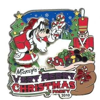 Disney Very Merry Christmas Party Pin - 2010 Goofy 1 Disney Very Merry Christmas Party Pin - 2010 Goofy