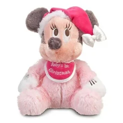 Disney Plush - Baby Plush - Minnie Mouse - ''Baby's First Christmas''