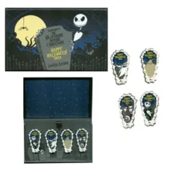Disney Halloween Pin Set - Nightmare Before Christmas 4 Pin Boxed Set