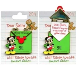 Disney Christmas Pin - Dear Santa - Mickey Mouse