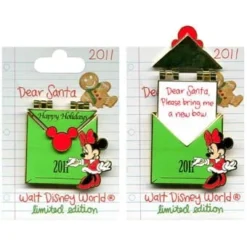 Disney Christmas Pin - Dear Santa - Minnie Mouse
