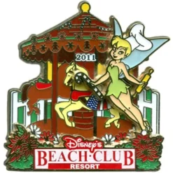 Disney Christmas Pin - Gingerbread House 2011 - Beach Club Resort