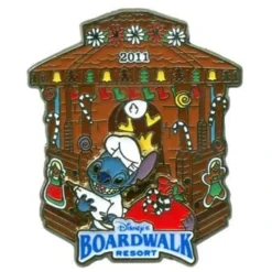 Disney Christmas Pin - Gingerbread House 2011 - Boardwalk Resort
