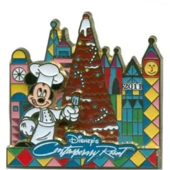Disney Christmas Pin - Gingerbread House 2011 - Contemporary Resort
