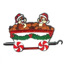Disney Christmas Pin - Disney Express Train - Chip 'n Dale