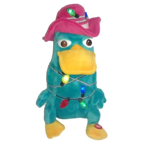 Disney Plush - Christmas Lights - Perry The Platypus 2 Disney Plush - Christmas Lights - Perry The Platypus - Image 2