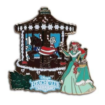 Disney Christmas Pin - Gingerbread House 2012 - Beach Club Resort 1 Disney Christmas Pin - Gingerbread House 2012 - Beach Club Resort