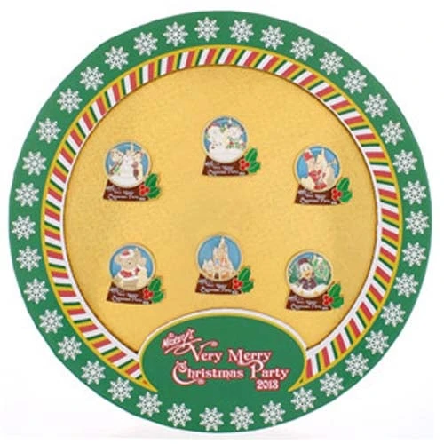 Disney Very Merry Christmas Party Pin Set - 2013 Boxed Set - 6 Pins 1 Disney Very Merry Christmas Party Pin Set - 2013 Boxed Set - 6 Pins