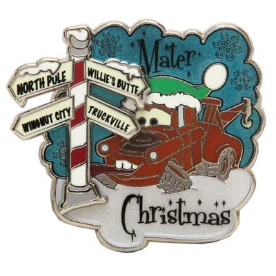 Disney - Pixar Pin - Cars - Christmas Mater 1 Disney - Pixar Pin - Cars - Christmas Mater