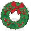 Disney Christmas Pin - Holiday Wreath With Mickey Jewels