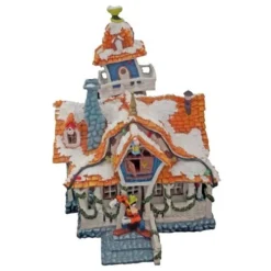 Disney Figurine - Mickey's Toontown - Goofy Hanging Christmas Lights