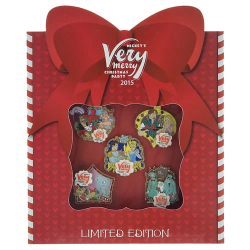 Disney Very Merry Christmas Party Pin - 2015 Boxed Pin Set 1 Disney Very Merry Christmas Party Pin - 2015 Boxed Pin Set