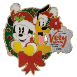 Disney Very Merry Christmas Party Pin - 2015 Jumbo Santa Mickey