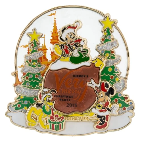 Disney Very Merry Christmas Party Pin - 2015 Mickey Minnie And Pluto 1 Disney Very Merry Christmas Party Pin - 2015 Mickey Minnie And Pluto