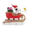 Enesco Dept. 56 Figurine - Peanuts Christmas - Santa Snoopy Sleigh