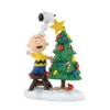 Enesco Dept. 56 Figurine - Peanuts Christmas Tree Topper Charlie Brown Snoopy - 4058131