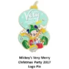 Disney Very Merry Christmas Party Pin - Santa Mickey Logo 2017