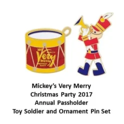 Disney Very Merry Christmas Party Pin Set - 2017 Passholder