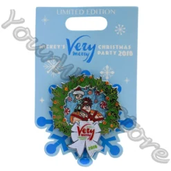 Disney Very Merry Christmas Party Pin - 2018 Wreck It Ralph Vanelope -Deals Loungefly Store 68419203