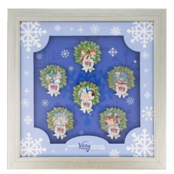 Disney Very Merry Christmas Party Pin Set - 2018 Framed 6 Pin Set